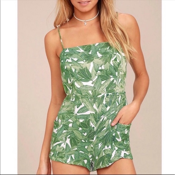 Obey Pants - Obey Tropique romper shorts NWT tropical bamboo